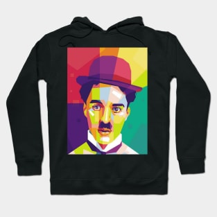 Charlie Chaplin wpap Hoodie